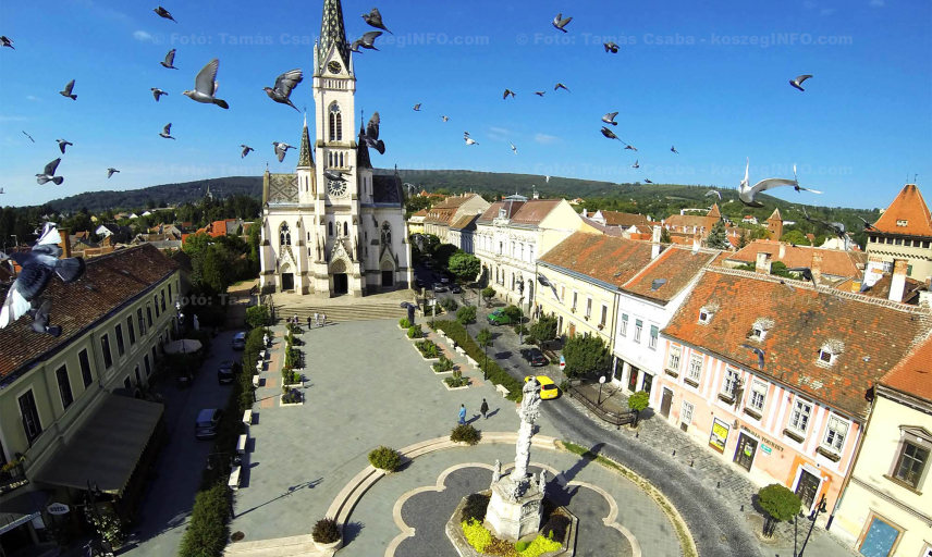 Stop point- Kőszeg - Church of the Heart of Jesus