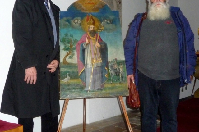 Szent Márton moldvai oltárképe - beszélgetés a szent kultuszáról