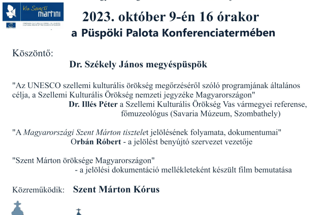 Szent Márton tisztelete Magyarországon (2023. október 9.)