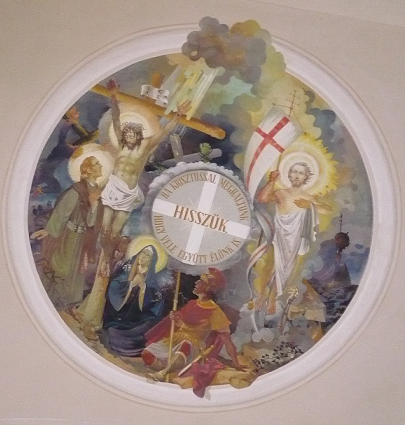 9 April 2016 Walking on the St. Martin's Way from Nemeskért to Himod